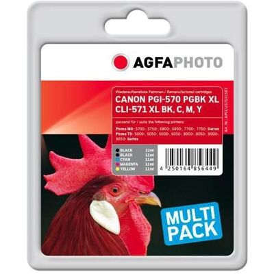 AGFAPHOTO, Cartouche d'impression, encre, bk, b, c, m, y (C, CF, M, Y) AGFAPHOTO, Cartouche d'impression, encre, bk, b, c, m, y (C, CF, M, Y)