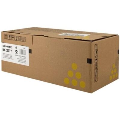 Sharp Toner, Dx-C20ty (Y) Sharp Toner, Dx-C20ty (Y)