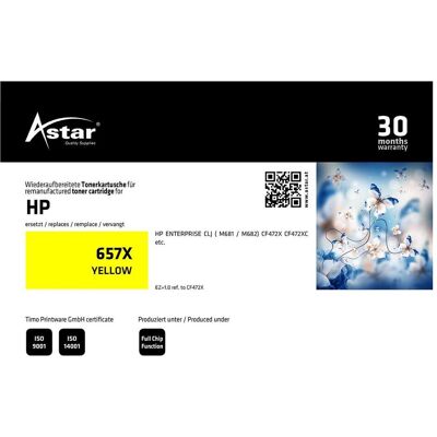 Astar, Toner, Cartouche AS20450 HP CF472X CLJ Astar, Toner, Cartouche AS20450 HP CF472X CLJ