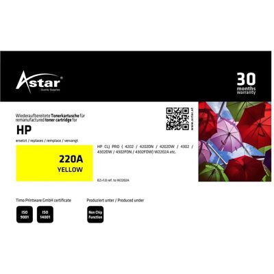 Astar, Toner, AS20384 Cartouche HP 220A CLJ Astar, Toner, AS20384 Cartouche HP 220A CLJ