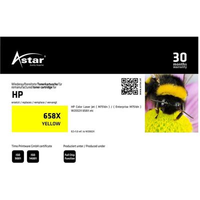 Astar, Toner, AS20392 Cartouche HP 658X CLJ Astar, Toner, AS20392 Cartouche HP 658X CLJ