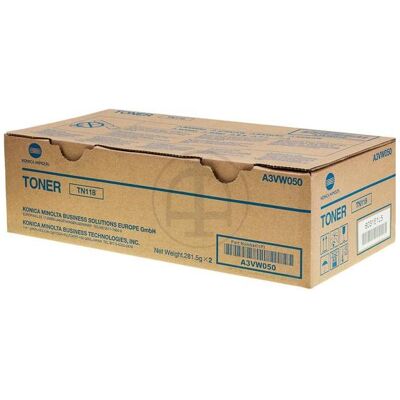 Konica Minolta Toner, Original TN-118 Toner noir 12.000 pages (A3VW050) (CF) Konica Minolta Toner, Original TN-118 Toner noir 12.000 pages (A3VW050) (CF)