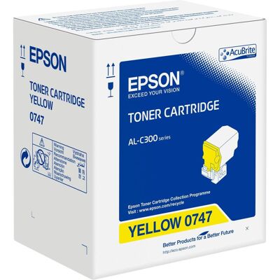 Epson Toner, 0747 AcuBrite (Y) Epson Toner, 0747 AcuBrite (Y)