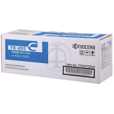 Cartouche de toner originale Kyocera TK-855C Cyan - Cartouche de toner Cartouche de toner originale Kyocera TK-855C Cyan - Cartouche de toner