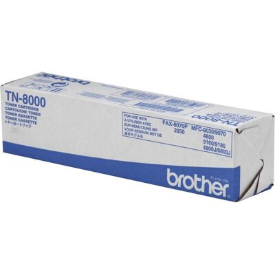 Brother Toner, TN-8000 toner 2200 pages noir Fax 8070 (CF) Brother Toner, TN-8000 toner 2200 pages noir Fax 8070 (CF)