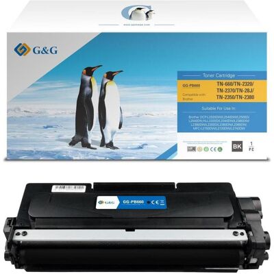 Toner Noir G&G Brother TN-2320 - Toner Toner Noir G&G Brother TN-2320 - Toner