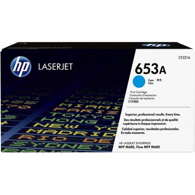 HP Toner, 653a (C) HP Toner, 653a (C)