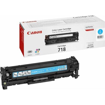 Canon Toner, Toner cyan 718 Canon Toner, Toner cyan 718