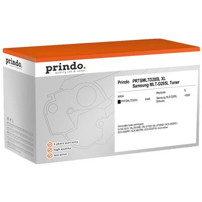 Prindo, Toner, compatible avec Samsung MLT-D205L (CF) Prindo, Toner, compatible avec Samsung MLT-D205L (CF)