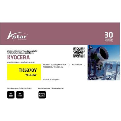Astar, Toner, AS20396 KYOCERA TK5370Y Ecosys Astar, Toner, AS20396 KYOCERA TK5370Y Ecosys