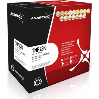 Asaro, Toner, Cartouche d'imprimante Asarto as-LM22BN pour Konica Minolta TNP22K, noir, 6 000 pages Asaro, Toner, Cartouche d'imprimante Asarto as-LM22BN pour Konica Minolta TNP22K, noir, 6 000 pages