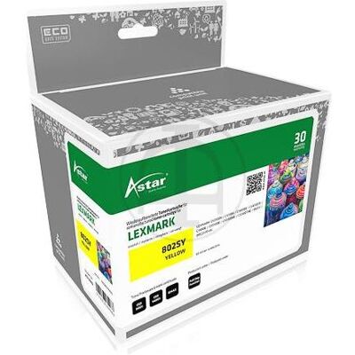 Astar - Modèle 80C2SY0 - Cartouche de toner laser jaune Astar - Modèle 80C2SY0 - Cartouche de toner laser jaune