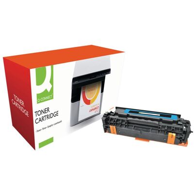 Toner cyan Q-Connect CE411A pour HP série M351 - 2600 pages Toner cyan Q-Connect CE411A pour HP série M351 - 2600 pages