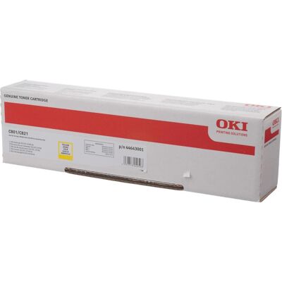 Oki Toner, 44643001 (Y) Oki Toner, 44643001 (Y)