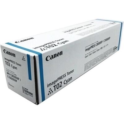 Canon Toner, T02 Toner Cyan 43k Each - Unité de toner (C) Canon Toner, T02 Toner Cyan 43k Each - Unité de toner (C)