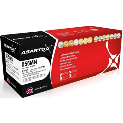 Asaro, Toner, Cartouche d'imprimante Asarto CRG-055 magenta, 2 100 pages (M) Asaro, Toner, Cartouche d'imprimante Asarto CRG-055 magenta, 2 100 pages (M)