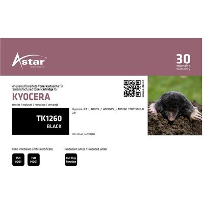 Astar, Toner, AS20456 KYOCERA TK1260 PA Toner (CF) Astar, Toner, AS20456 KYOCERA TK1260 PA Toner (CF)
