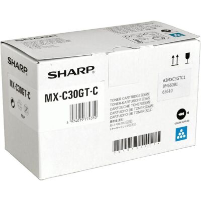 Sharp Toner, Mx-C30gtctc (C) Sharp Toner, Mx-C30gtctc (C)