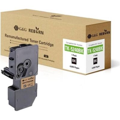 G&G Kyocera TK-5240K Toner Noir - Cartouche d'Imprimante G&G Kyocera TK-5240K Toner Noir - Cartouche d'Imprimante