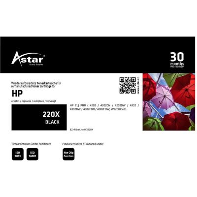 Astar, Toner, AS20385 Cartouche HP 220X CLJ Astar, Toner, AS20385 Cartouche HP 220X CLJ