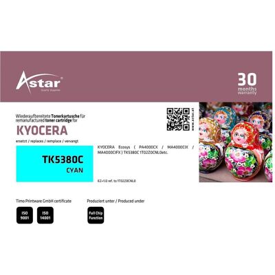 Astar, Toner, AS20405 KYOCERA TK5380C Ecosys Astar, Toner, AS20405 KYOCERA TK5380C Ecosys