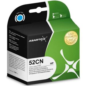 Asaro, Cartouche d'impression, Tusz Asarto Tusz Asarto do HP 52CN M0H54AE 100 ml cyan Asaro, Cartouche d'impression, Tusz Asarto Tusz Asarto do HP 52CN M0H54AE 100 ml cyan