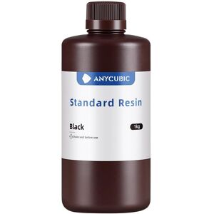 Anycubic Normal UV Resin Black 1kg (Noir, 1000 g), Résine, Noir Anycubic Normal UV Resin Black 1kg (Noir, 1000 g), Résine, Noir