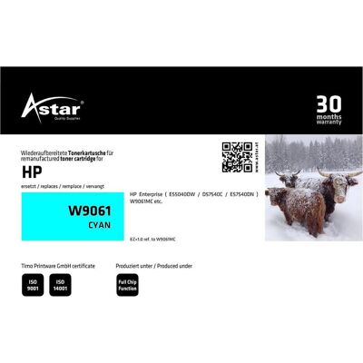 Astar, Toner, AS40436 HP W9061 LJ géré Astar, Toner, AS40436 HP W9061 LJ géré