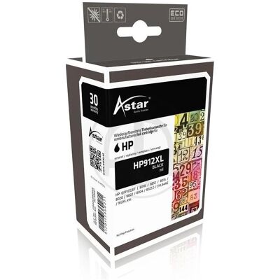 Astar Cartouche d’Encre Noire HP 912XL - Cartouche d’Imprimante Astar Cartouche d’Encre Noire HP 912XL - Cartouche d’Imprimante