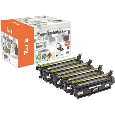Peach, Toner, Pack économique de modules de toner remplaçant HP No. 653X Peach, Toner, Pack économique de modules de toner remplaçant HP No. 653X
