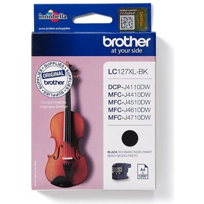 Brother Cartouche d'impression, LC127XLBK - Très haut rendement - Noir (CF) Brother Cartouche d'impression, LC127XLBK - Très haut rendement - Noir (CF)