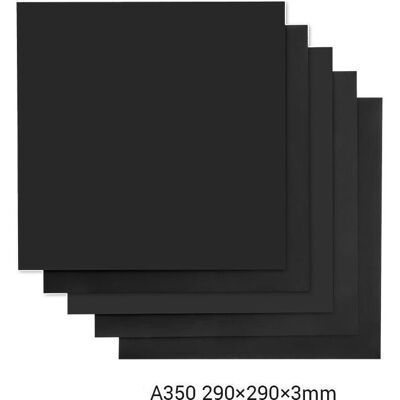 Plaques en acrylique mat pour Snapmaker 2.0 - 290 × 290 × 3mm - Pack de 5 Plaques en acrylique mat pour Snapmaker 2.0 - 290 × 290 × 3mm - Pack de 5