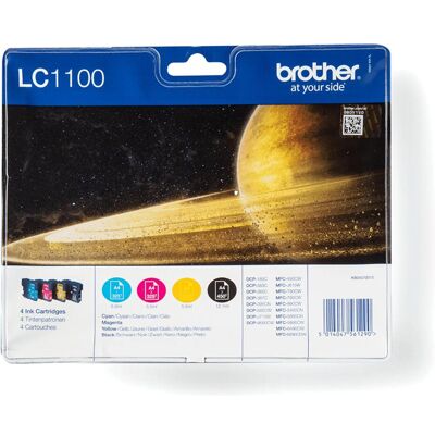 Brother Cartouche d'impression, LC-1100VALBP Value Pack (C, CF, M, Y) Brother Cartouche d'impression, LC-1100VALBP Value Pack (C, CF, M, Y)