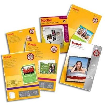 Kodak 5740-095 A6 Papier photo super brillant (240 g/m², A6, 20 pcs), Papier photo, Blanc Kodak 5740-095 A6 Papier photo super brillant (240 g/m², A6, 20 pcs), Papier photo, Blanc