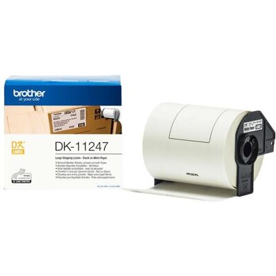 Brother Rouleau d’étiquettes, Étiquettes perforées DK-11247 - Brother Rouleau d’étiquettes, Étiquettes perforées DK-11247 -