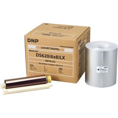 DNP Mediakit Metallic DS 620 Imprimante 10x15cm 200 photos (10x15cm, 200 pcs), Papier photo, Argent DNP Mediakit Metallic DS 620 Imprimante 10x15cm 200 photos (10x15cm, 200 pcs), Papier photo, Argent