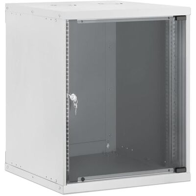 Intellinet Répartiteur réseau mural 19", gamme Basic, 12 U, profondeur 560 mm, gris (12 HE, Rack 19 pouces), Armoire serveur, Gris Intellinet Répartiteur réseau mural 19", gamme Basic, 12 U, profondeur 560 mm, gris (12 HE, Rack 19 pouces), Armoire serveur, Gris
