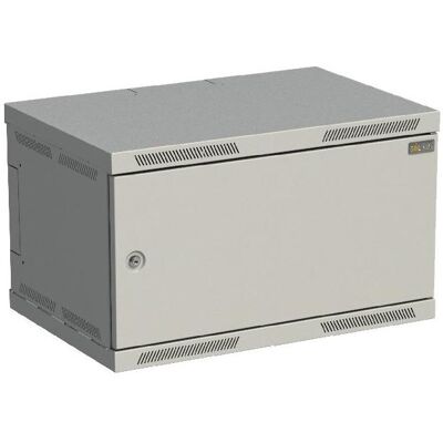 Solarix Armoire de distribution murale SENSA 6U 400mm, porte métallique, RAL 7035, SENSA-6U-64-21-G, Armoire serveur Solarix Armoire de distribution murale SENSA 6U 400mm, porte métallique, RAL 7035, SENSA-6U-64-21-G, Armoire serveur