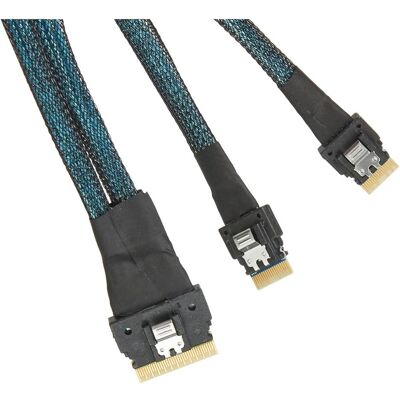 Intel Cable Kit 2U SlimSas Cable x16 (CPU to HSBP) Kit CYPCBLSL216KIT, Serveur : accessoires, Noir Intel Cable Kit 2U SlimSas Cable x16 (CPU to HSBP) Kit CYPCBLSL216KIT, Serveur : accessoires, Noir