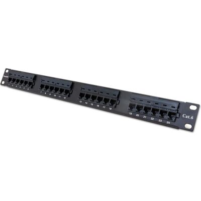 XtendLan Panneau de brassage 19 pouces / 24 ports / Cat6 / contacts plaqués or / 110, Serveur : accessoires, Argent XtendLan Panneau de brassage 19 pouces / 24 ports / Cat6 / contacts plaqués or / 110, Serveur : accessoires, Argent