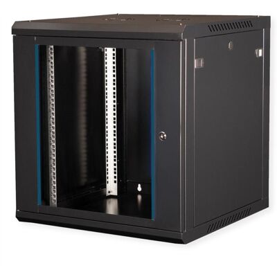 Value 19-Zoll Wandgehäuse 12HE 600x600mm schwarz, Bausatz (12 HE, Rack 19 pouces), Armoire serveur, Noir Value 19-Zoll Wandgehäuse 12HE 600x600mm schwarz, Bausatz (12 HE, Rack 19 pouces), Armoire serveur, Noir