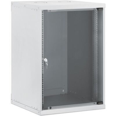 Intellinet Répartiteur réseau mural 19", gamme Basic, 15 U, profondeur 560 mm, gris (15 HE, Rack 19 pouces), Armoire serveur, Gris Intellinet Répartiteur réseau mural 19", gamme Basic, 15 U, profondeur 560 mm, gris (15 HE, Rack 19 pouces), Armoire serveur, Gris