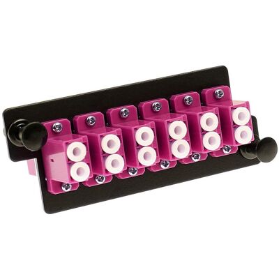 ACT Plaque d'adaptation 6xLC Duplex (12F) OM4, Serveur : accessoires ACT Plaque d'adaptation 6xLC Duplex (12F) OM4, Serveur : accessoires