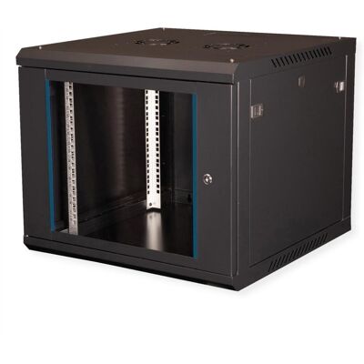 Value 19-Zoll Wandgehäuse 9HE 600x600mm schwarz, Bausatz (9 HE, Rack 19 pouces), Armoire serveur, Noir Value 19-Zoll Wandgehäuse 9HE 600x600mm schwarz, Bausatz (9 HE, Rack 19 pouces), Armoire serveur, Noir