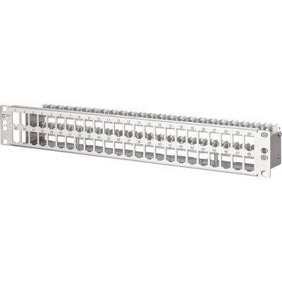 Metz Connect Patch Panel 48 Ports 1,5U Acier Inoxydable - Panel Metz Connect Patch Panel 48 Ports 1,5U Acier Inoxydable - Panel
