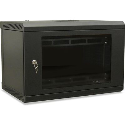 Televes Armoire de montage TELE (6 HE, Rack 19 pouces), Armoire serveur, Noir Televes Armoire de montage TELE (6 HE, Rack 19 pouces), Armoire serveur, Noir