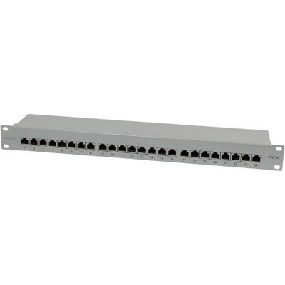 Synergy 21 Panneau de brassage 24xTP, CAT6A, 500Mhz, 19", gris clair LSA, Serveur : accessoires, Gris Synergy 21 Panneau de brassage 24xTP, CAT6A, 500Mhz, 19", gris clair LSA, Serveur : accessoires, Gris