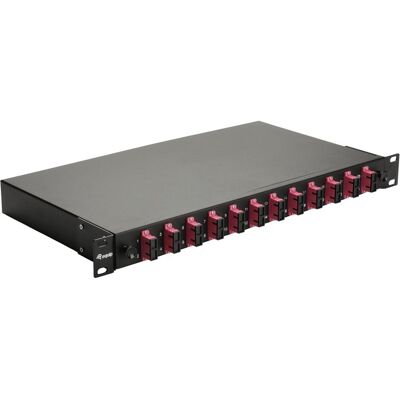 Equip LWL-Spleisskasten 12-Port SC-Duplex OM4 1U komplett sw, Serveur : accessoires, Noir Equip LWL-Spleisskasten 12-Port SC-Duplex OM4 1U komplett sw, Serveur : accessoires, Noir