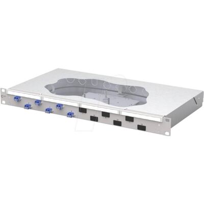 Metz Connect Panneau de brassage OpDAT fix2 splice 6xLC-D OS2, Serveur : accessoires, Gris Metz Connect Panneau de brassage OpDAT fix2 splice 6xLC-D OS2, Serveur : accessoires, Gris
