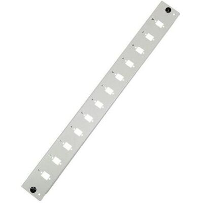 Tecline Façade pour boîtier d'épissures 19" 1U, 12x LC Duplex, SC / E2000 / LSH Simplex, gris clair RAL 7035, Armoire serveur : accessoires, Gris Tecline Façade pour boîtier d'épissures 19" 1U, 12x LC Duplex, SC / E2000 / LSH Simplex, gris clair RAL 7035, Armoire serveur : accessoires, Gris